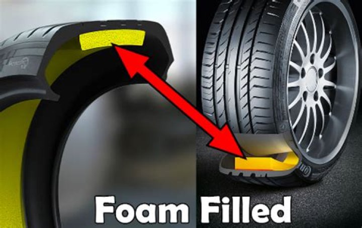 Are Tesla tires filled with foam?