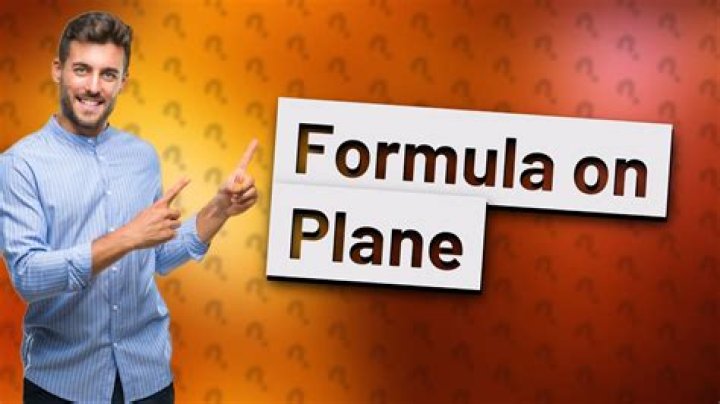 Can I bring formula on a plane?