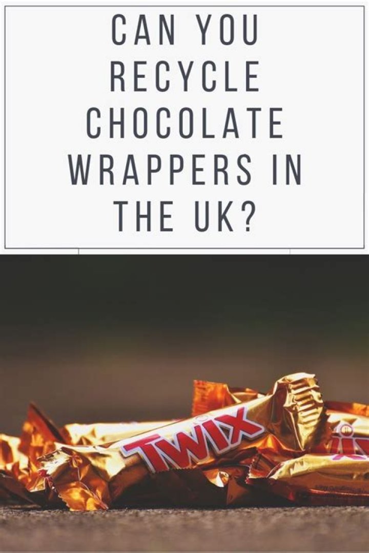 Can you recycle chocolate wrappers?