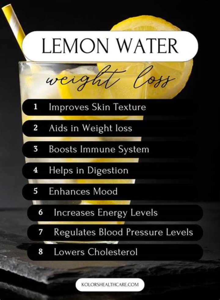 Does lemon water reduce cellulite?