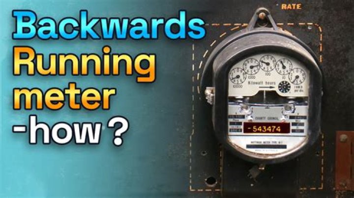 Does your meter go backwards with solar panels?