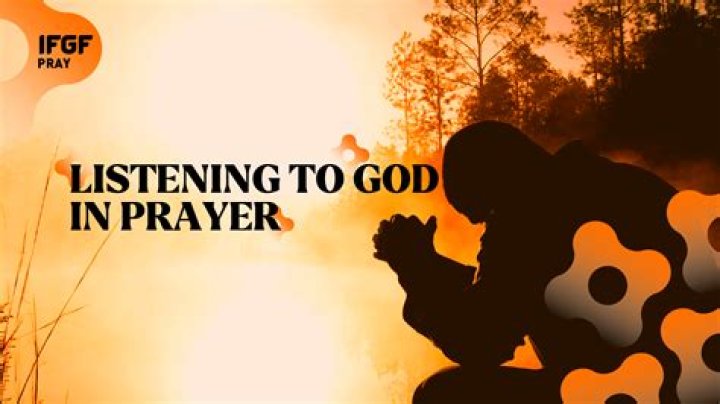 How do I know that God is listening to my prayers?