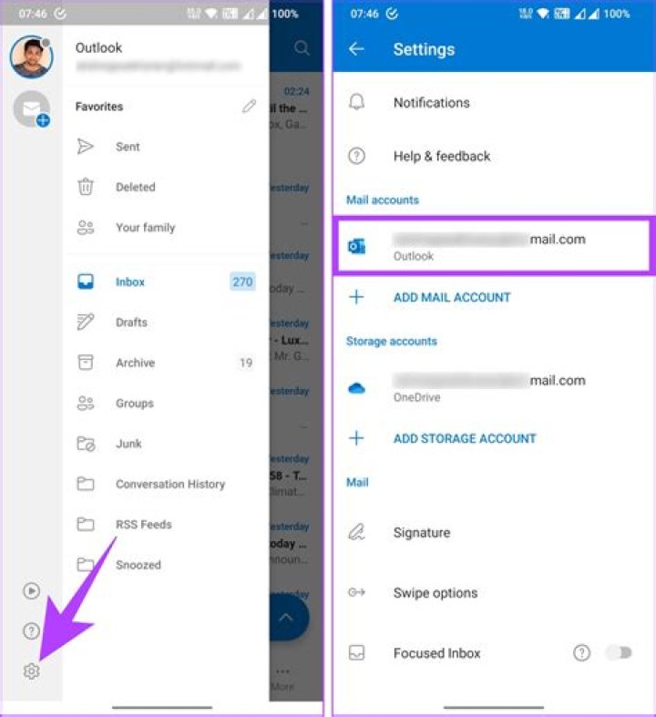 How do I remove email from my phone?