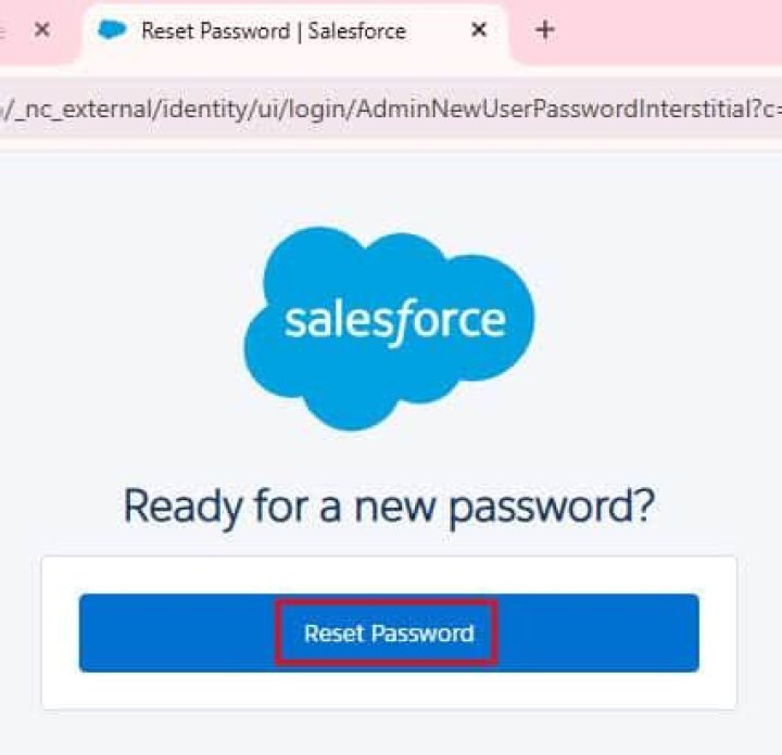 How do I reset my SSO user password in Salesforce?