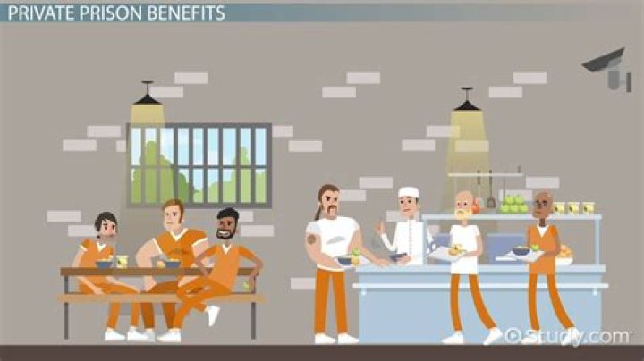 How do private prisons benefit the economy?