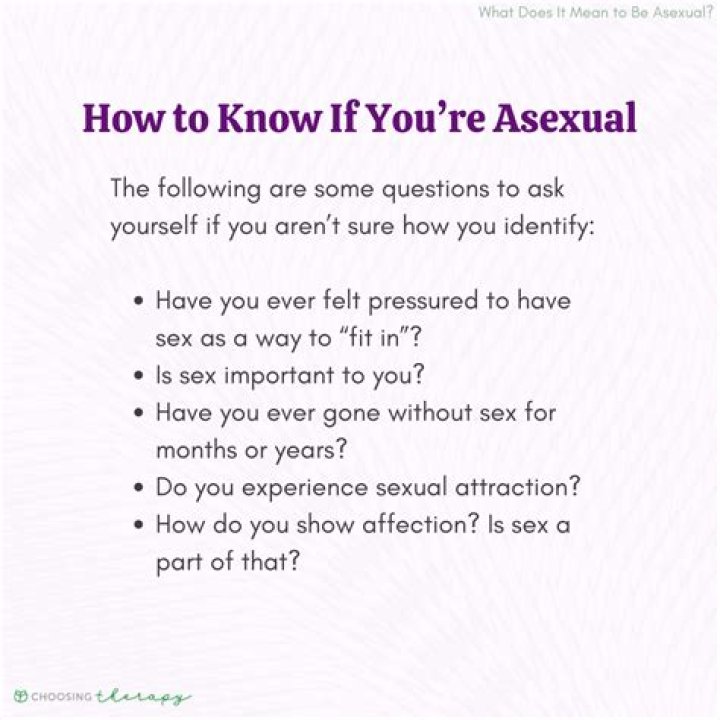 How do you know if someone is asexual?