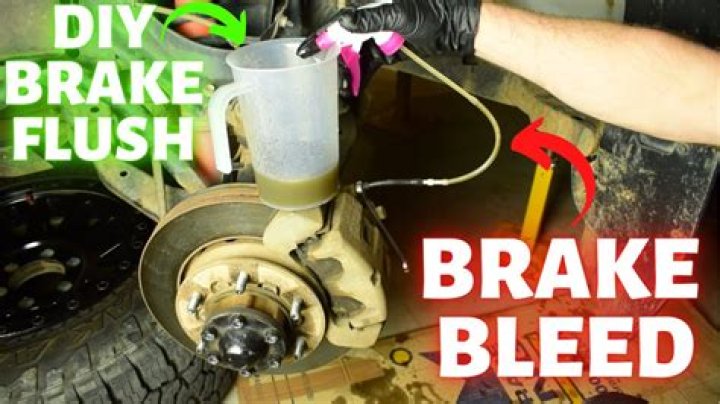 How do you know if you need to bleed your brakes?