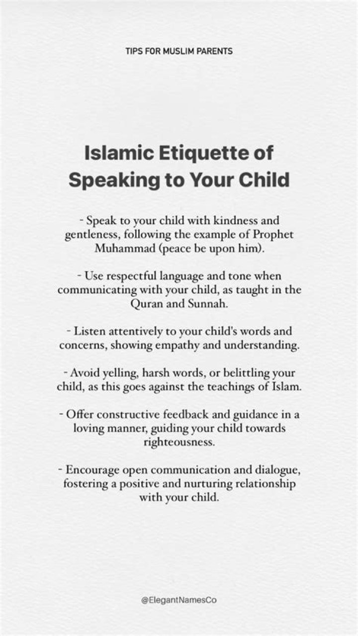 How do you name a child in Islam?