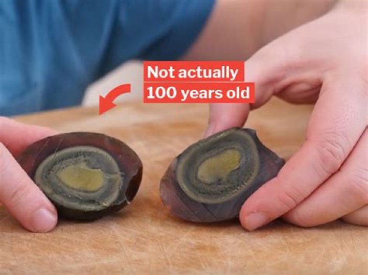 How is a thousand year old egg made?