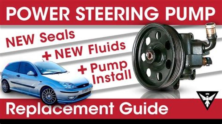 How much does it cost to replace a power steering pump on a 2001 Ford Focus?