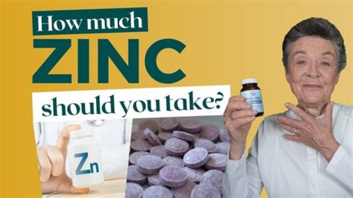 How much zinc should I take daily for hair growth?