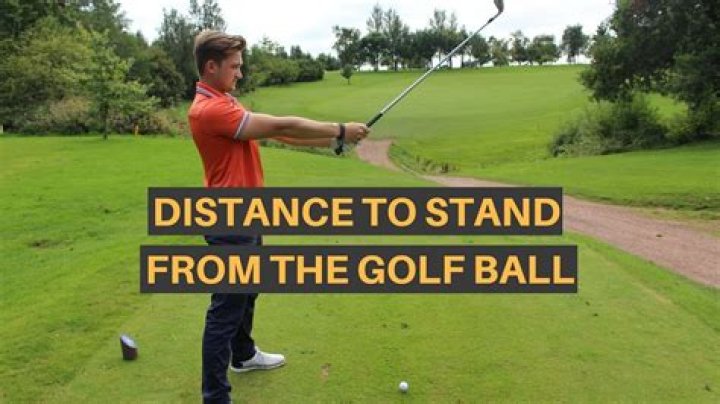 Is it better to stand closer to golf ball?