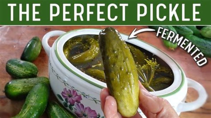 What's the difference between a pickle and a pickled cucumber?