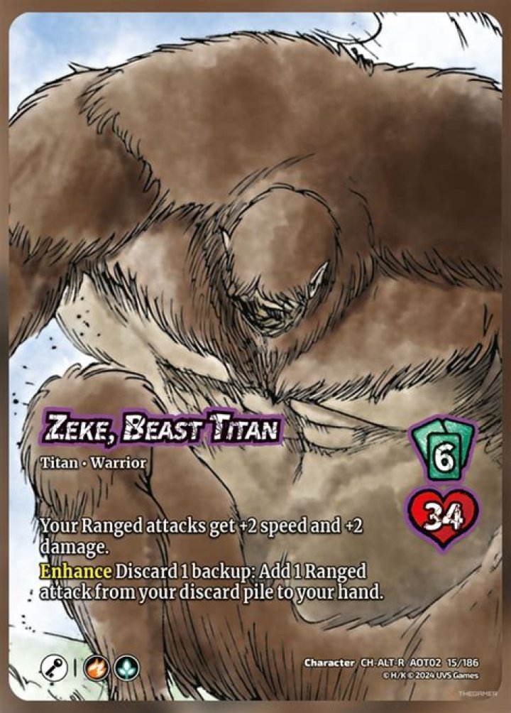 What age did Zeke get the beast Titan?