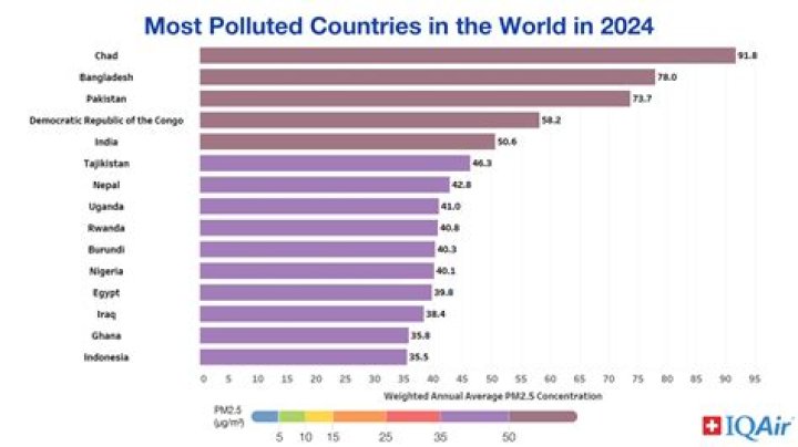 What country has the most litter?