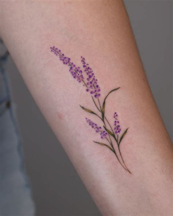 What do lavender tattoos meaning?