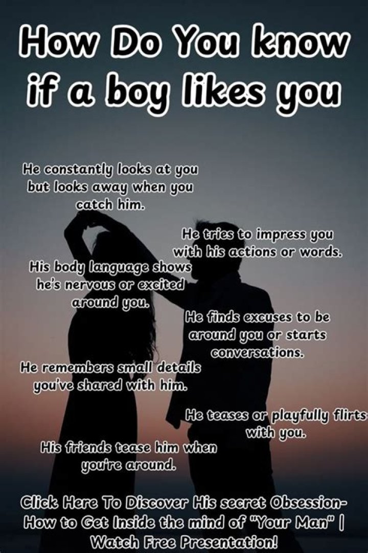 What do u say when a boy likes u?