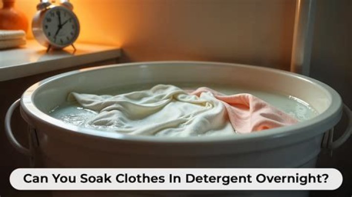 What do you soak clothes in?