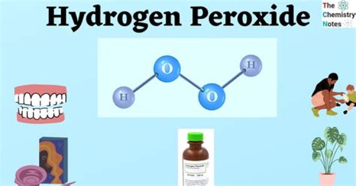 What does hydrogen peroxide do to rust?