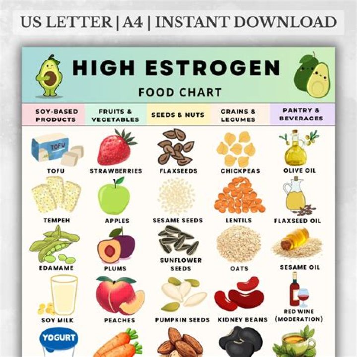 What food contains high estrogen?