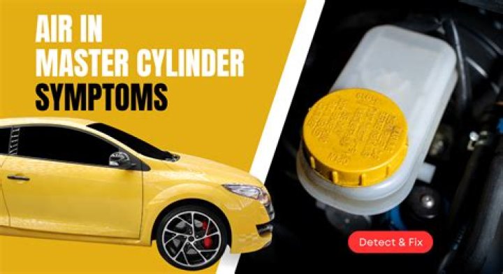 What happens if you don't bleed the master cylinder?