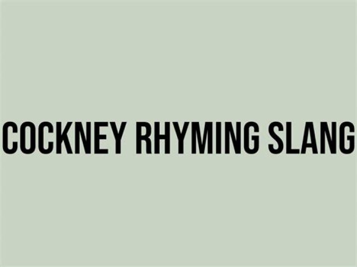 What is a melt in cockney rhyming slang?