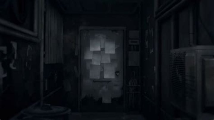 What is behind Denjis door?