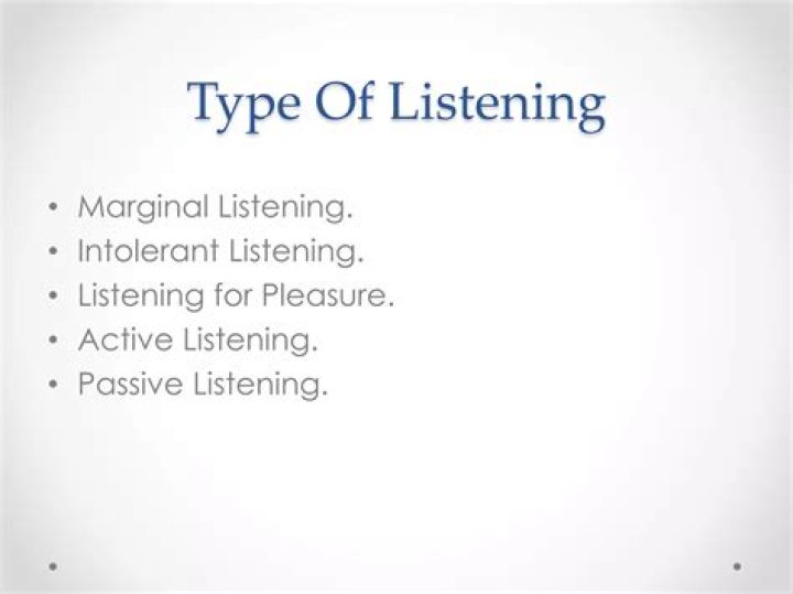 What is marginal listening?