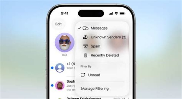 Where do filtered messages go on iPhone?