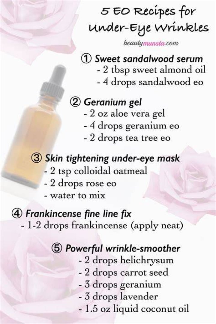 Which oil is best for under-eye wrinkles?