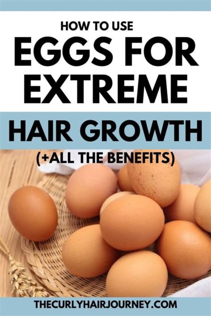 Which part of egg is best for hair?
