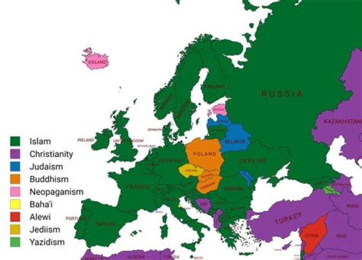Which religion is most in Russia?