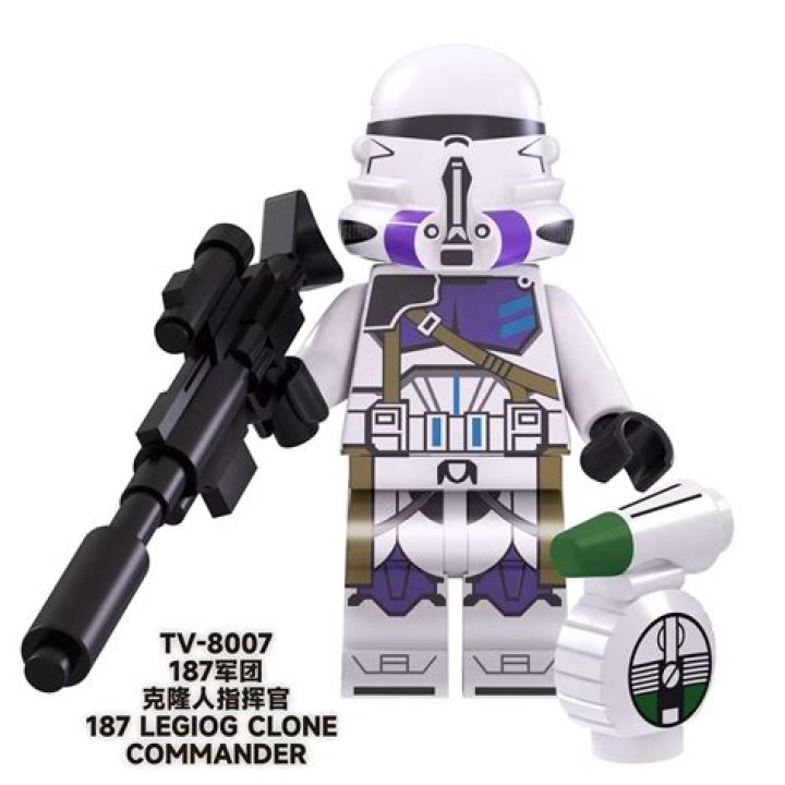 Who led the 187th clone legion?