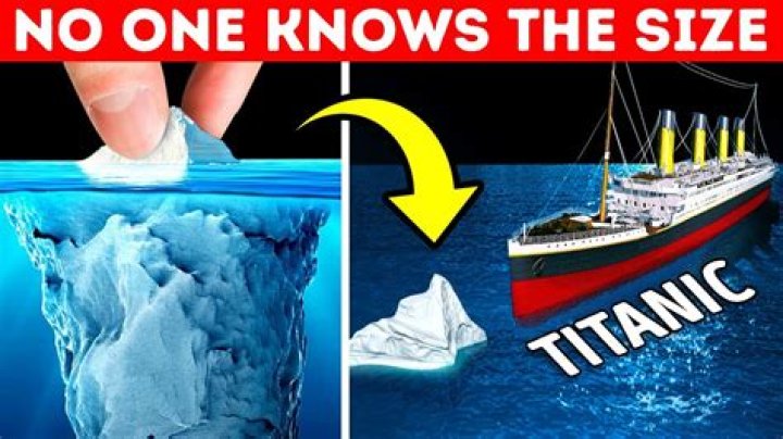 Why didn't they see the iceberg in Titanic?