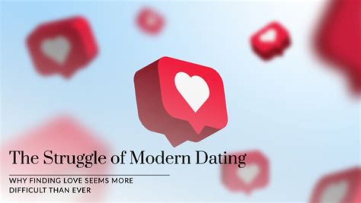 Why is dating getting harder?